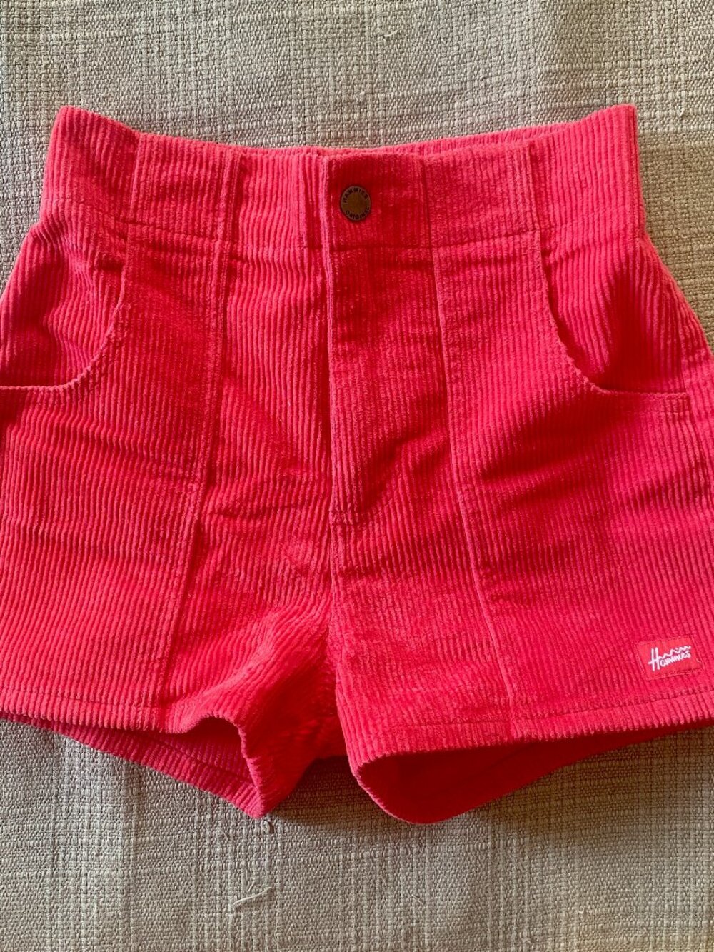 70s Style Hammie's Women's Corduroy Shorts Hot Pants SIze 24 (25 Waist) $80 New